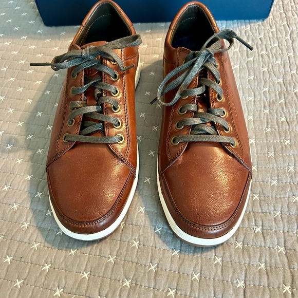 Cole Haan Leather Sneakers 7 Brown NWT - Picture 2 of 7